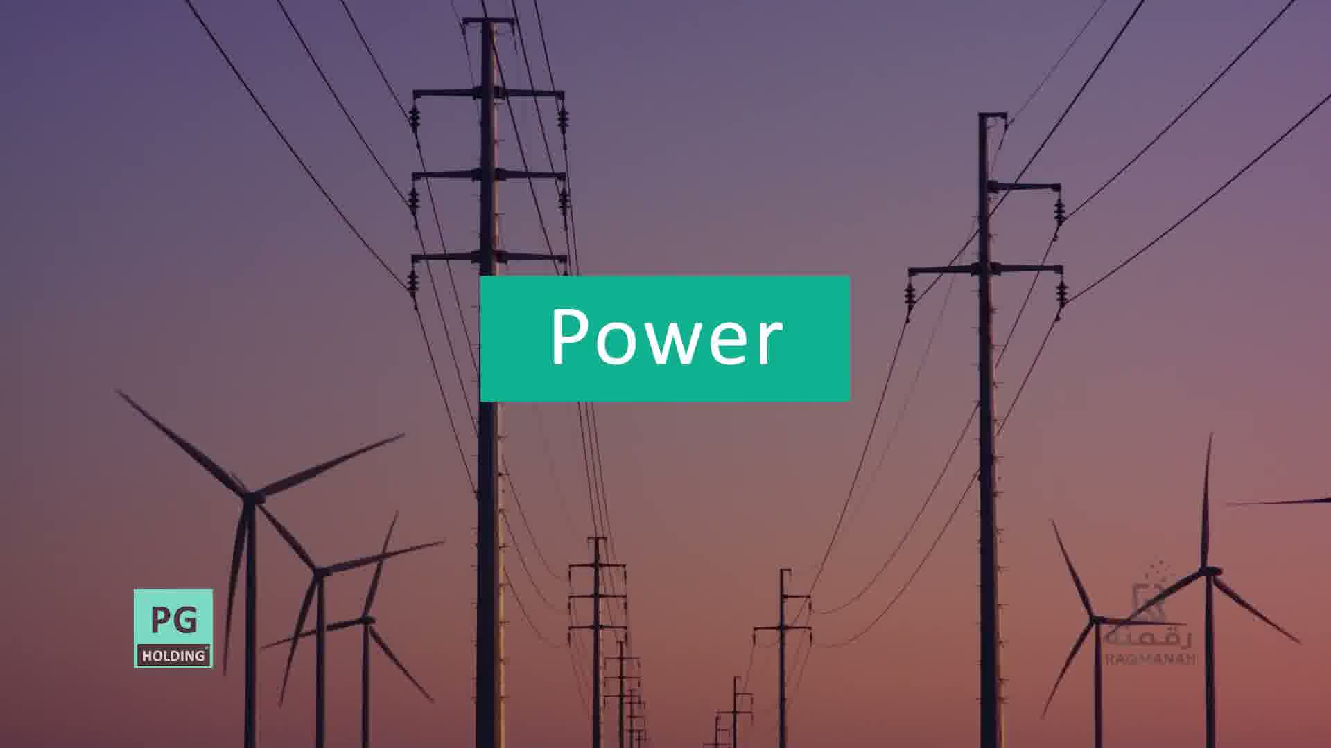 Power grid transformation visual